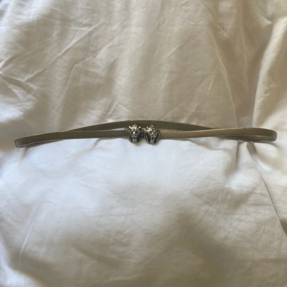 RARE Vintage lion head belt
